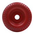 thumbnail image 4 of Muelas abrasivas para herramientas de carpintería de 4 `` (100 mm) para amoladoras angulares, accesorios para amoladora de de modelado de tallad rojo shamjiam Muela, 4 of 6
