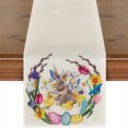 thumbnail image 4 of Cqxid Decorative Table Banner Under $5 Easter Table Flag Digital Printing Linen Table Mat Rabbit Eggs Party Adornment Tablecloth, 4 of 4