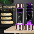 thumbnail image 2 of Portable Hydrogen Water Generator Bottle Hydrogen Rich Water Cup Large Capacity Food Grade BPA Free Rechargeable Portable Hydrogen Waterionizer Generator Portable Hydrogen Rich Water Glass, 2 of 5