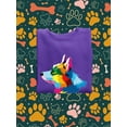 thumbnail image 3 of Colorful Corgi Potrait Sweatshirt Men -Image by Shutterstock, Male Large, 3 of 4