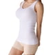 thumbnail image 5 of Minnieouse Chaleco adelgazante de verano para mujer, camisetas de apoyo para el pecho para entrenamiento de ejercicio para mujer, ropa deportiva Camisetas sin mangas Blanco L, 5 of 6