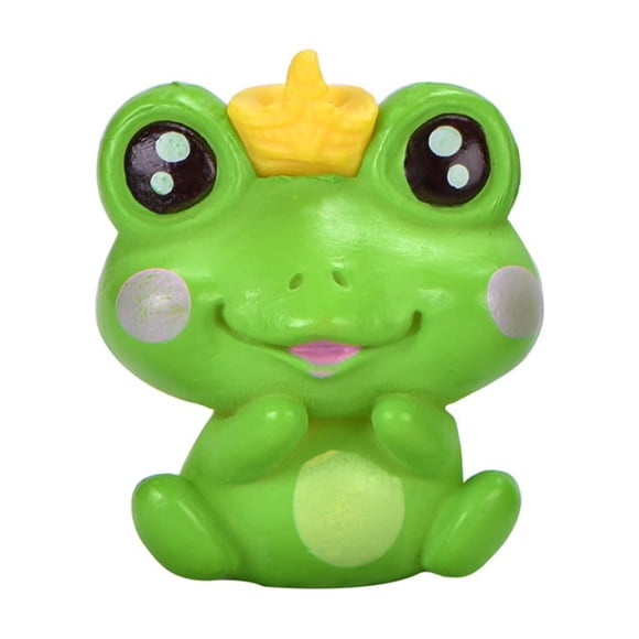 Fish Tank Doll,6Pcs Plastic Animal Cartoon Plastic Cartoon Frog Micro Landscape Figurine Smart Functionality