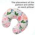 thumbnail image 3 of Funda de almohada de lactancia de flores, funda de almohada de lactancia para bebé, funda de almohada de lactancia para recién nacido, tela suave adecuada para bebés, 3 of 5