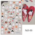 thumbnail image 1 of Pegatina de Arte de uñas de oso de Navidad 5D, calcomanía grabada DIY, accesorios de manicura, lindo invierno, Papá Noel, copo de nieve, hombre de jengibre, alce, 1 of 4
