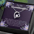 thumbnail image 2 of To My Granddaughter From Heaven Forever Necklace w Message Card, 2 of 20
