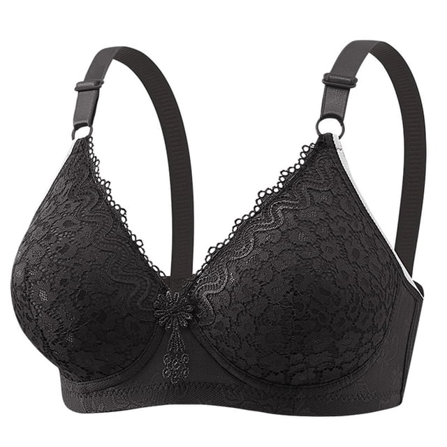 Womens No Underwire Bras Plus Size Comfort Soft Bras Supportive Bralettes Cute Breathable Wireless Bra