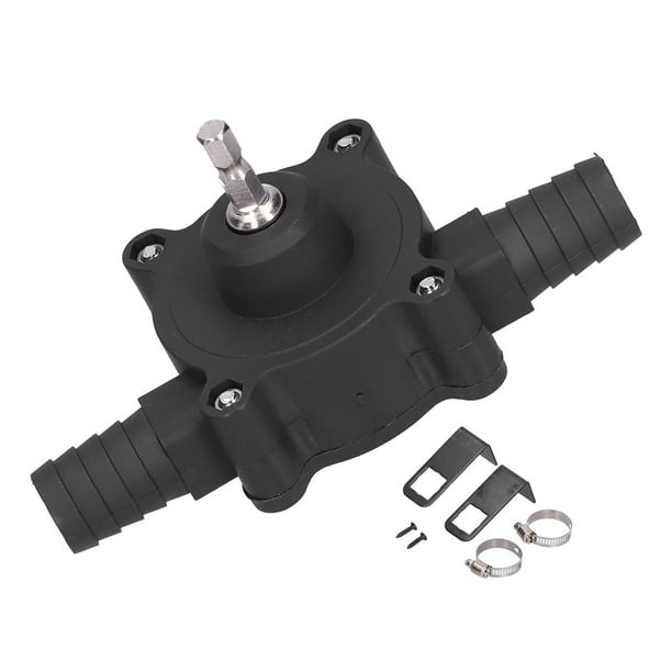 M Buder Bomba de Agua Eléctrica para Taladro Manual Portátil Autocebante para Transferencia de Líquidos Aceite Diesel, 12 cm / 4.7 inches