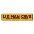 thumbnail image 2 of Lil Man Cave Novelty Decor, Metal Wall Sign - 4x18 Inches, 2 of 4