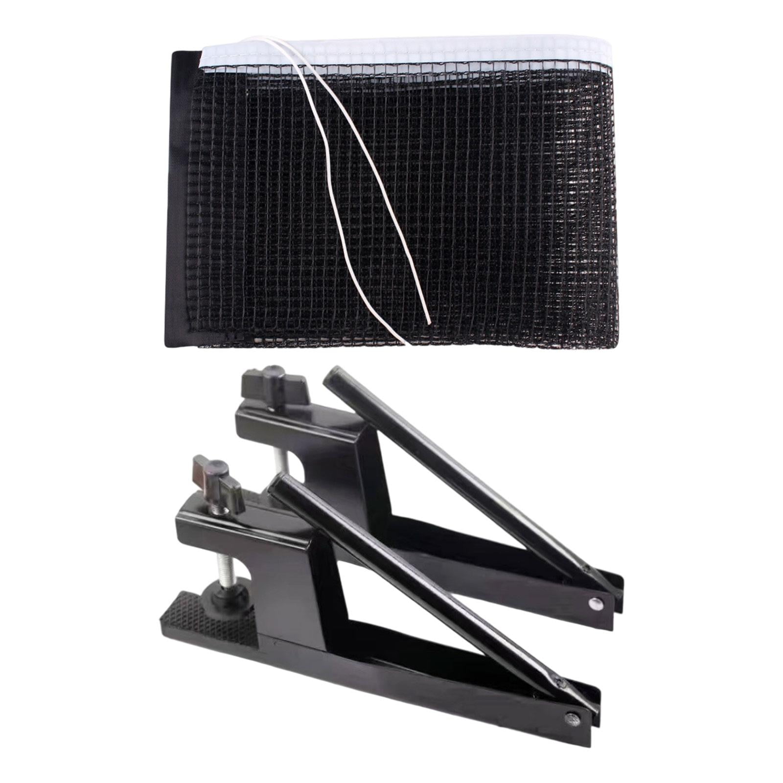 Table Tennis Net Rack Post Kit Metal Mesh Easy Setup for Indoor Outdoor Game Table