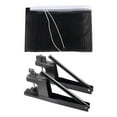 thumbnail image 4 of Table Tennis Net Rack Post Kit Metal Mesh Easy Setup for Indoor Outdoor Game Table, 4 of 9