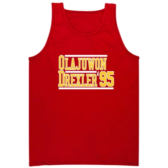 Rockets Hakeem Olajuwon Clyde Drexler 1995 Tank Top