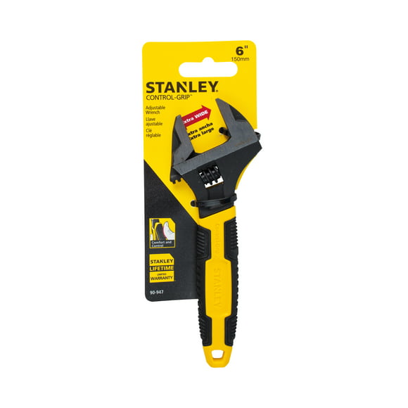 STANLEY 90-947 - 6'' Adjustable Wrench, 90-947