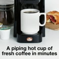 thumbnail image 3 of Proctor Silex Single Serve Coffee Maker, Compatible with Ground Coffee & Pods, Black, 3 of 9