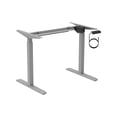 thumbnail image 2 of Monoprice Cadre de Table et Bureau Assis-Debout Réglable en Hauteur - Gris avec Moteur Électrique Simple, Compatible avec les Bureaux de 39 Po à 63 Po de Large, 2 of 2