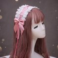thumbnail image 4 of Tocado Maid Accesorios para el cabello de encaje Diademas lindas Horquilla dulce, 4 of 5