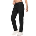 thumbnail image 6 of Ynynloco Women Trendy Baggy Cargo Pants High Waisted Drawstring Wide Leg Joggers with Pockets for Casual Streetwear, 6 of 7