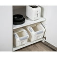 thumbnail image 3 of HANAMYA 10L Rice Storage Container with Measuring Cup, White (Set of 2), 3 of 9
