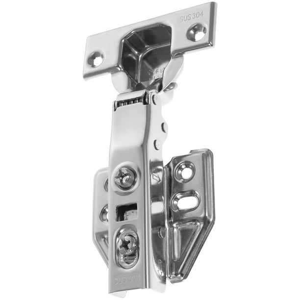 FELTECHELECTR Bisagra de puerta de gabinete de acero inoxidable Bisagra de puerta oculta Bisagra oculta para puerta