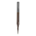 thumbnail image 1 of Carbide Tip, Cone End Mills Long Service Life  For Woodcrafts For Slotting For Cutting R0.25x15xD4x50, 1 of 8