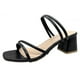 thumbnail image 1 of Zapatos elegantes para caminar para mujer sandalias de tacón cuadrado transpirables para fiesta y vacaciones, 1 of 9