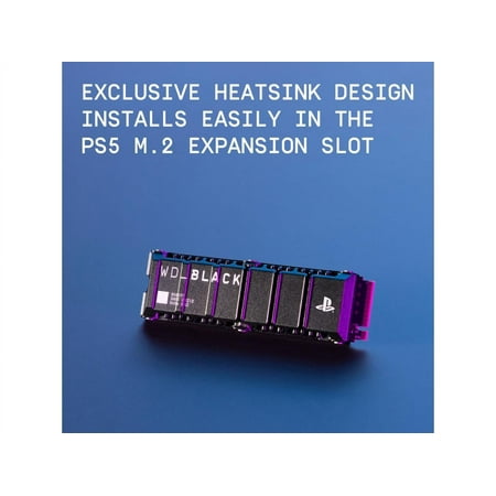 WD - BLACK SN850P 1TB Internal SSD PCIe Gen 4 x4 with Heatsink for PS5