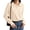 Apricot, variant on PRETTYGARDEN Womens Long Sleeve Collared Polo Sweater V Neck Knit Ribbed Business Casual Pullover Sweaters Fall Outfits