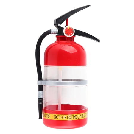 WYanRUI Novelty Fire Extinguisher Shaped Beverage Dispenser Manual Pressurized Drink Pourer forpub mug Home Bar Camping Party Drinkware 35cm Red