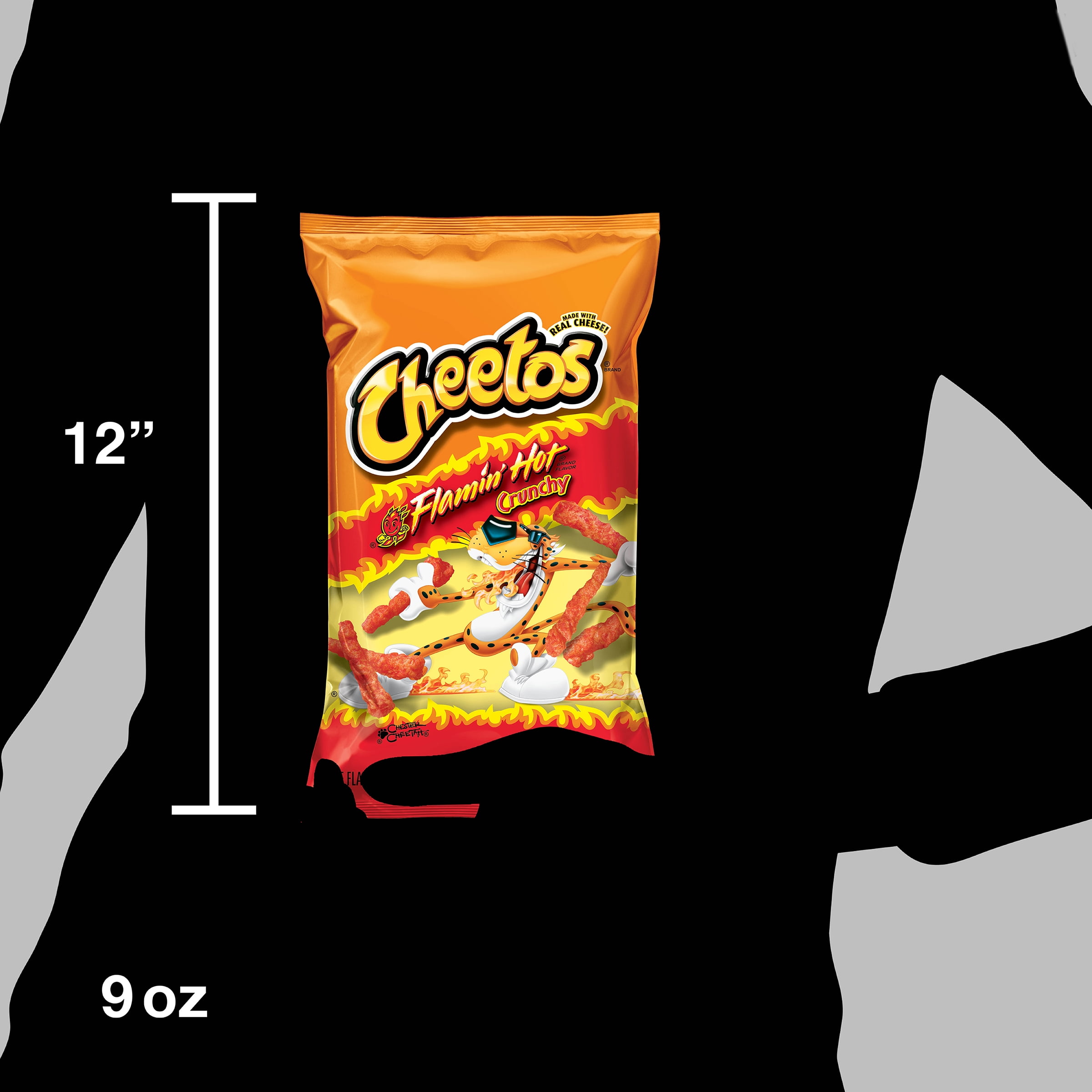 Cheetos Flamin Hot Crunchy - Salgadinho Queijo Picante - Importado EUA