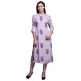 thumbnail image 1 of Bimba Tunique Droite à Manches 3/4 Kurta Imprimée Tenue d'Été pour Femmes, 1 of 6