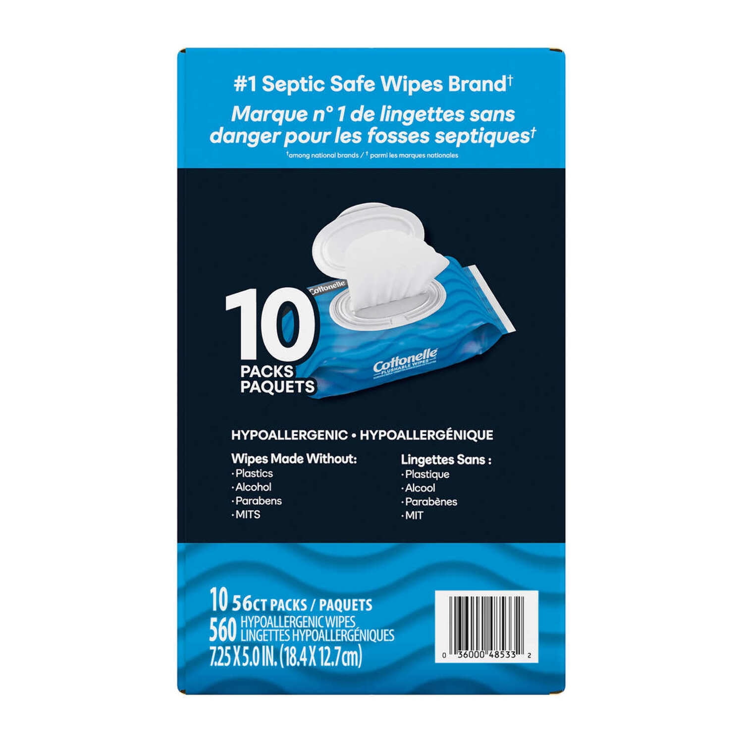 Cottonelle Fresh Care Flushable Wipes, 560 Wipes
