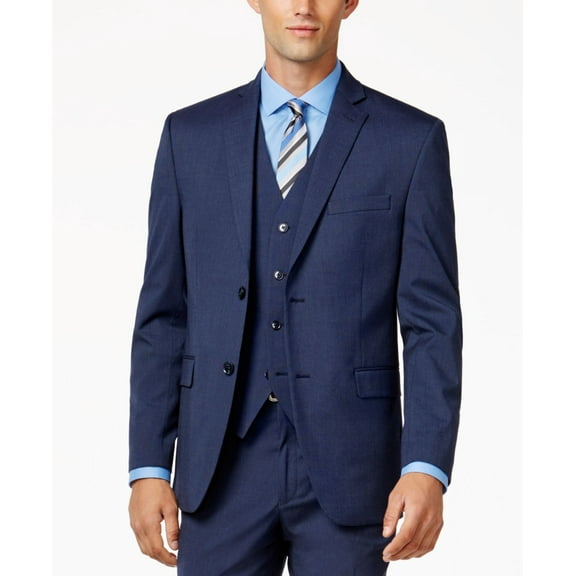 Alfani Men's Traveler Medium Blue Slim-Fit Jacket