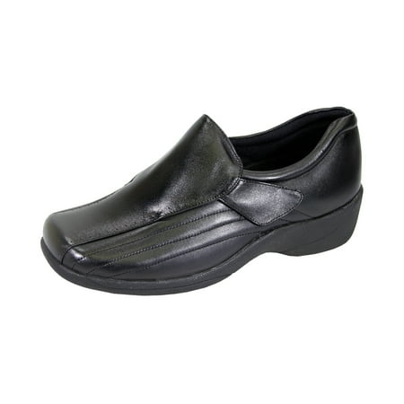 

24 HOUR COMFORT Odele Wide Width Professional Sleek Shoe BLACK 10