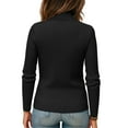thumbnail image 3 of Sweaters for Women Long Sleeve Trendy Jumper Knitted Pullover Winter Fall Soft Warm Sweater Tops Black L, 3 of 4