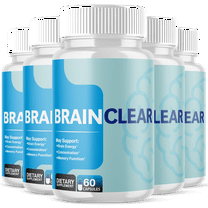 Brain Clear Advanced Formula Brain Support Pills Maximum Strength Supplement BrainClear 300 Capsules