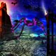 thumbnail image 2 of 125 cm Halloween LED araña peluda iluminar araña gigante juguete de peluche accesorios de casa encantada Halloween interior exterior patio jardín decoración del hogar suministros de fiesta, 2 of 5