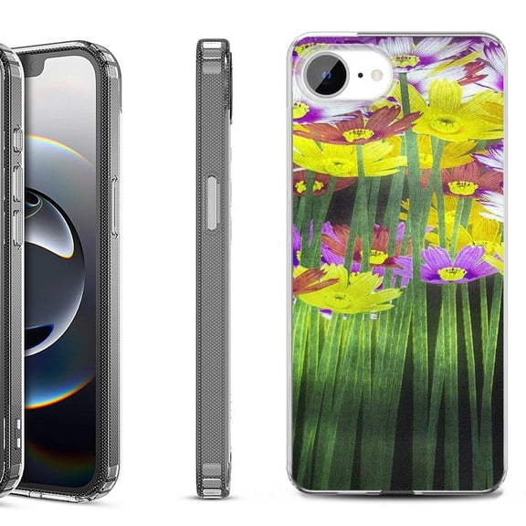 Shockproof Protective Phone Case for iPhone 16e, by OneToughShield - Dream Flower
