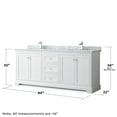 thumbnail image 7 of Wyndham Collection Wcv232380dcmunsmxx Avery 80" Free Standing Double Basin Vanity Set -, 7 of 7