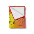 thumbnail image 2 of Autumn Soft Flannel Fleece Throw Blanket, Hand Drawn Fall Landscape with a Words Warm Colored Seasonal Nature Illustration, Cozy Plush for Indoor and Outdoor Use, 70" x 90", Multicolor, by Ambesonne, 2 of 6