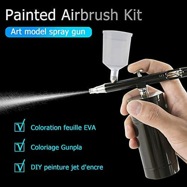 Autolock Upgraded Airbrush Kit With Air Compressor Portable Cordless Auto  Airbr for sale online