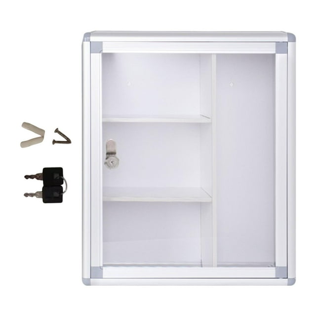 Botiquín de primeros auxilios, contenedor de almacenamiento, estuche de almacenamiento portátil de aleación de aluminio, caja de almacenamiento para Estilo B