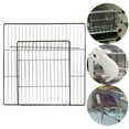 thumbnail image 2 of Maoww Pet Playpen Door Cage Metal Wire Indoor Fence Rabbit Puppy Expandable Panel Dense Black Grid, 2 of 9