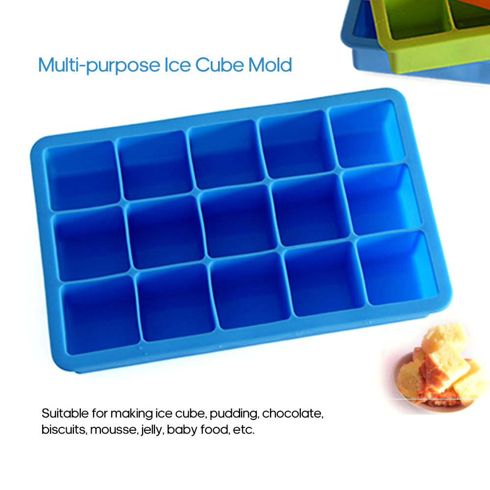 Food Grade Silicone Ice Cube Tray 14 Grids Ice Cube Mold Small Ice Maker - image 2 of 7