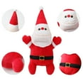 thumbnail image 3 of Dog Toy Santa Snowman Elk Shape Interactive Dog Chew Toy Pet Toy for Christmas, 3 of 10