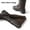 BROWN, variant on Women PU Knee-High Combat Riding Boots – Square-Toe, Lace-Up & Buckle Straps, Side-Zip Tall Boots for Fall & Winter