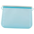 thumbnail image 3 of Luzkey Sac Alimentaire en Silicone Réutilisable, Contenant Léger Multifonction, Pochette de Rangement pour Lait, Sac de Congélation pour l'Organisation, les Voyages, la Maison, Bleu, 3 of 8