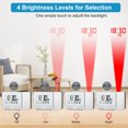 thumbnail image 5 of Projection Alarm Clock for Bedroom, Digital Project Ceiling Clock, Thermometer Hygrometer Weather Station, 180°Projector, Dimmer, USB Charger, 12/24H, Snooze, LCD Display Dual Alarm Clocks, 5 of 10