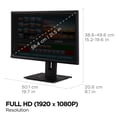 thumbnail image 4 of ViewSonic VG2240 Monitor ergonómico de 22 pulgadas 1080p con 100 Hz, concentrador USB, HDMI, DisplayPort, entradas VGA para el hogar y la oficina, 4 of 5
