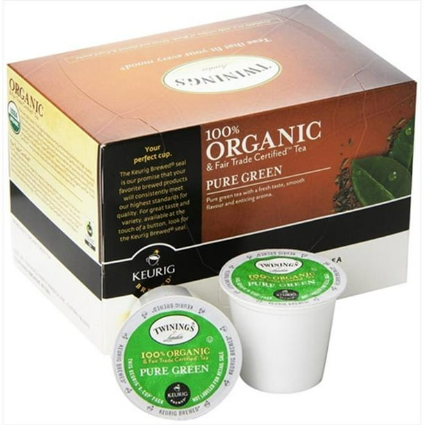 Twinings Tea Organic Pure Green Tea, Keurig KCups, 12 Count Walmart
