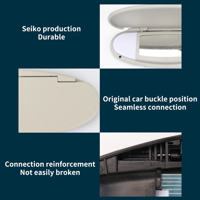 Cosmetic mirror,Sunshade Mirrror Cover Mirror Cover Sunshade Sun Visor Vanity R55 R56 R60 Visor Vanity Mirror Qisuo Cover Bmw R55 Buzhi Cover 5 6 Tuyya 5 6 R60 Laoshe Universal Car Sunshade