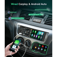 thumbnail image 4 of Car Stereo Single Din with CarPlay Android Auto, 4 Inch Touch Screen MP5 Player, Bluetooth FM Mirror Link Backup Camera, 4 of 8